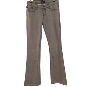 Rock & Republic Jeans Women's Size 26 Gray Distressed Boot Cut Stretch Low Rise